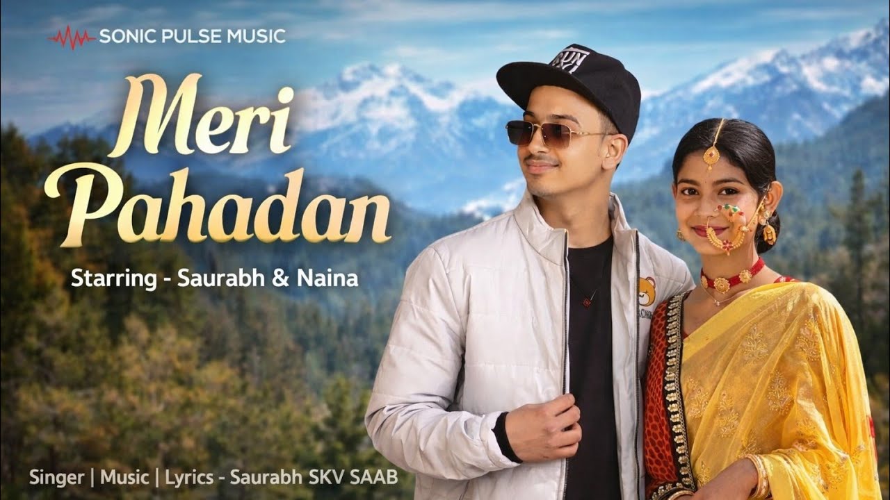 Meri pahadan (Baan) || Saurabh & Naina || skv saab || New pahadi song 2025 ||