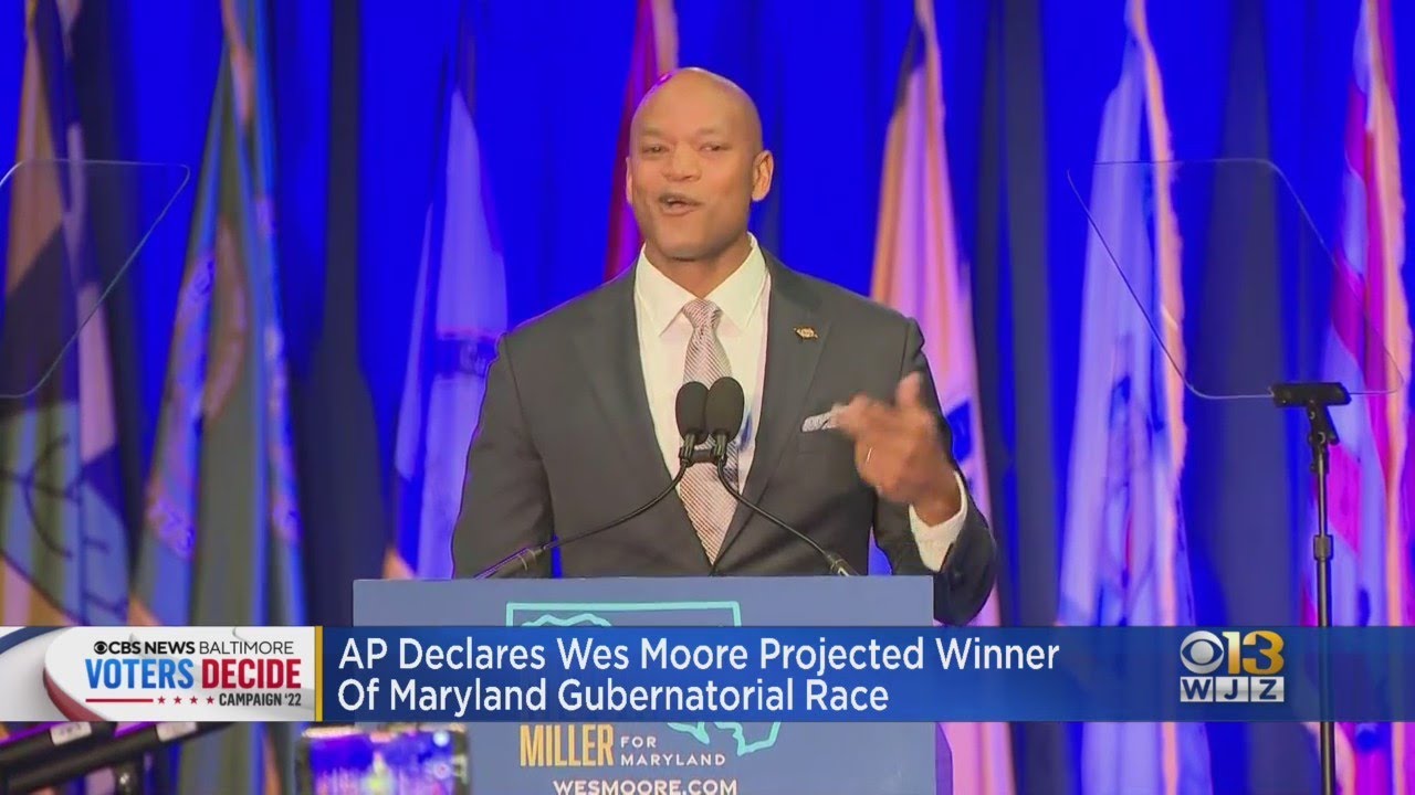 Wes Moore projected winner of  Maryland governor's race