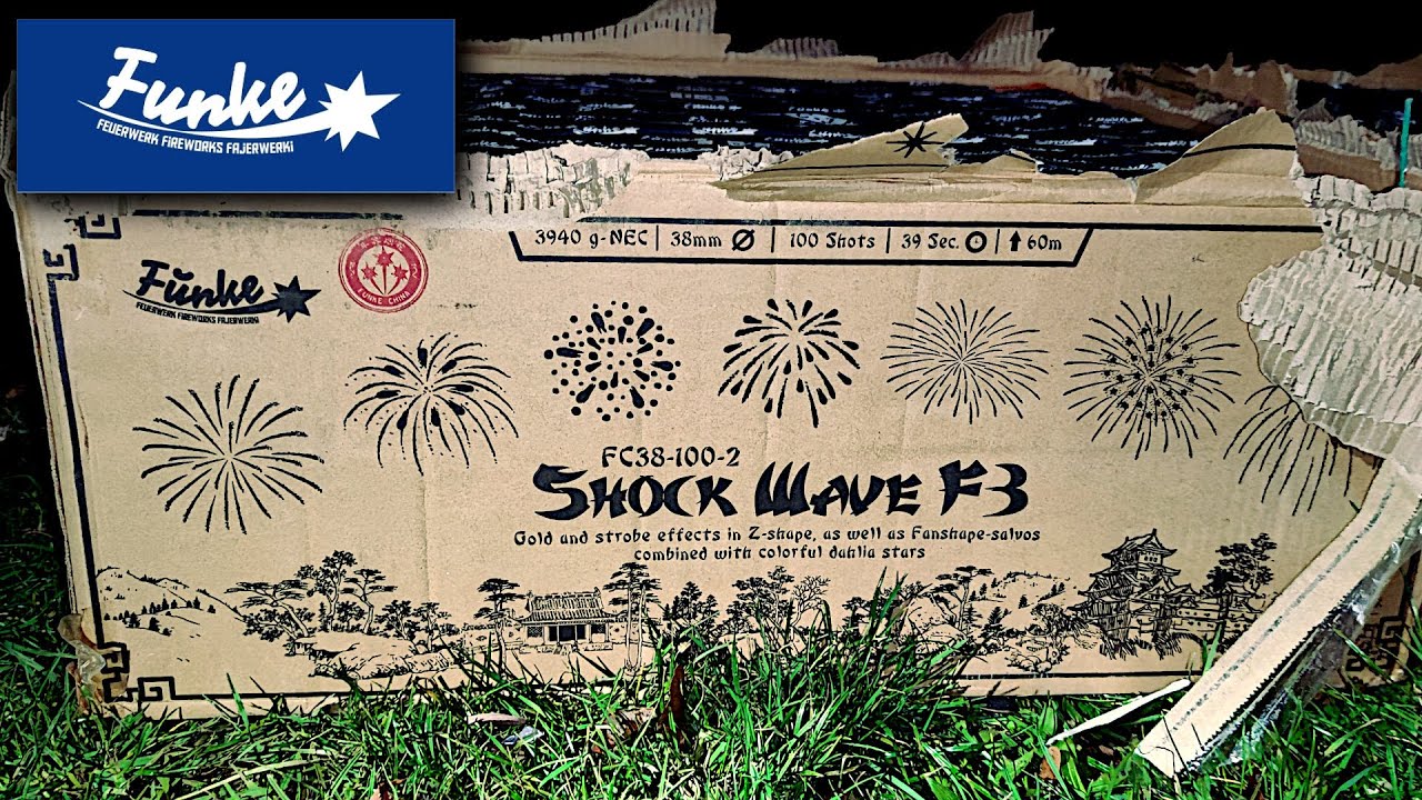 Funke Shock Wave F3 | FC38-100-2 | Brutale F3 Batterie | Planet Firework