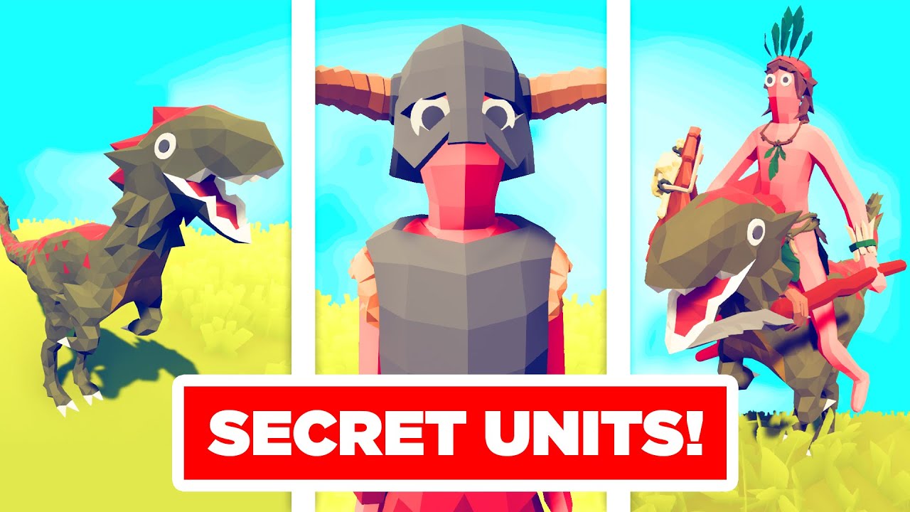 Как разблокировать СЕКРЕТНЫЕ ЮНИТЫ в Totally Accurate Battle Simulator! (Raptor Rider, Raptor, Sh...