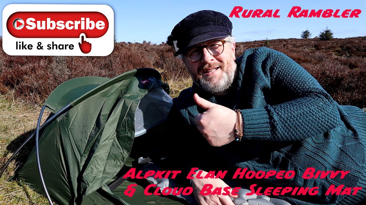 Alpkit Elan Hooped Bivvy Bag & Alpkit Cloud Base Sleeping Mat
