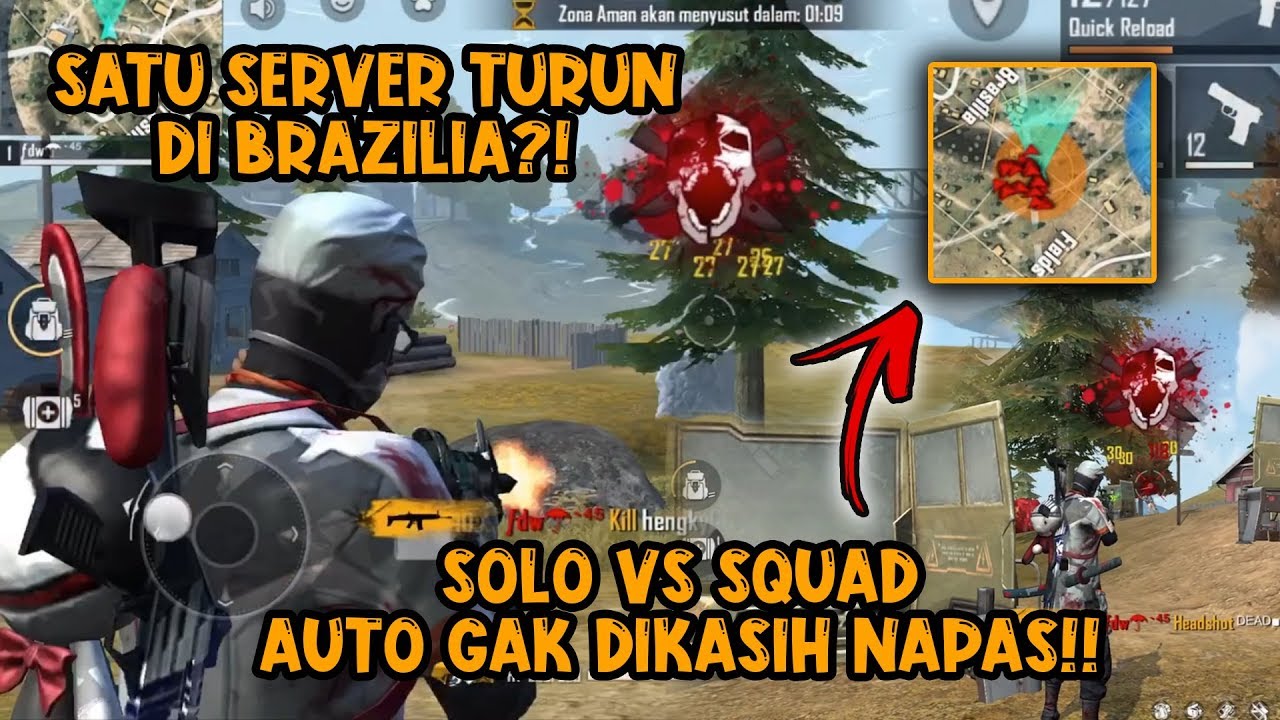 SATU SERVER TURUN DI BRAZILIA?! YANG PENTING YAKIN!!