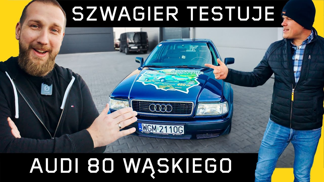 Audi 80 Wąskiego ze Stradale Classics. Nie ma klimy, ale jest KLIMAT 😁
