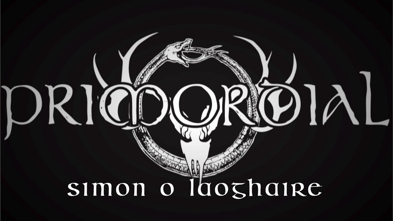 PRIMORDIAL - Simon gives a drum demonstration