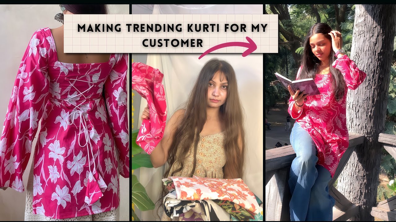 Most Trending Kurti Design | Simple & Stylish Kurti Stitching  | Final Look Revealed