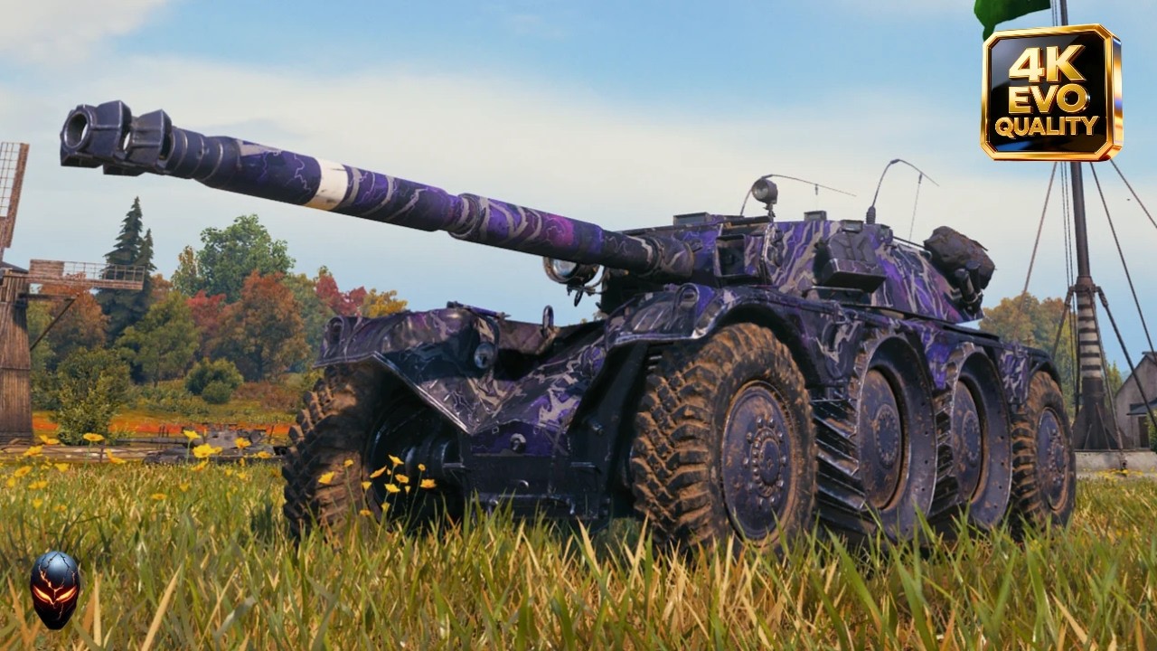 Panhard EBR 105  18K Spot Damage & Manticore  15.8K Spot Damage World of Tanks