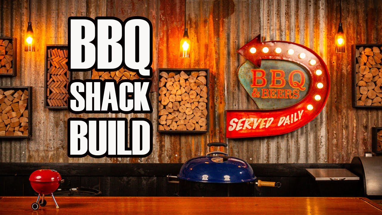 BBQ shack build - building a cooking studio for YouTube