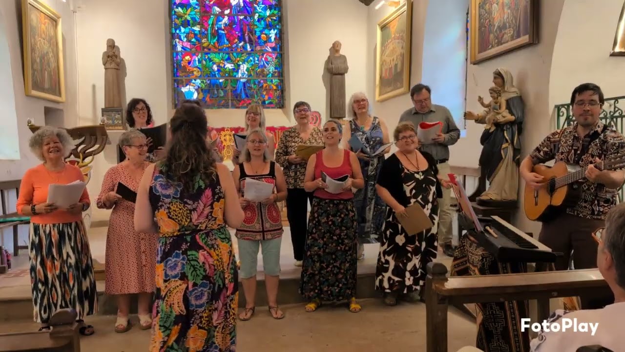 concert des élèves - stage de chant et bien-être à brocéliande