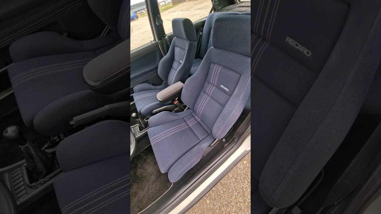 Recaro Seats + Digifiz Dash = Winning Combination #golfmk2 #showcar #golfgti