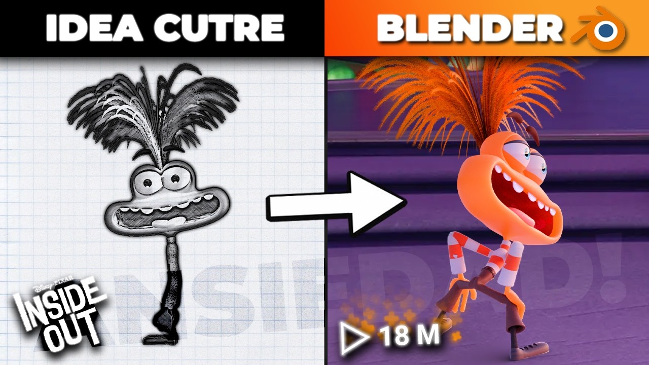 Cómo ANIMAR Personajes de PIXAR con Blender 🔥