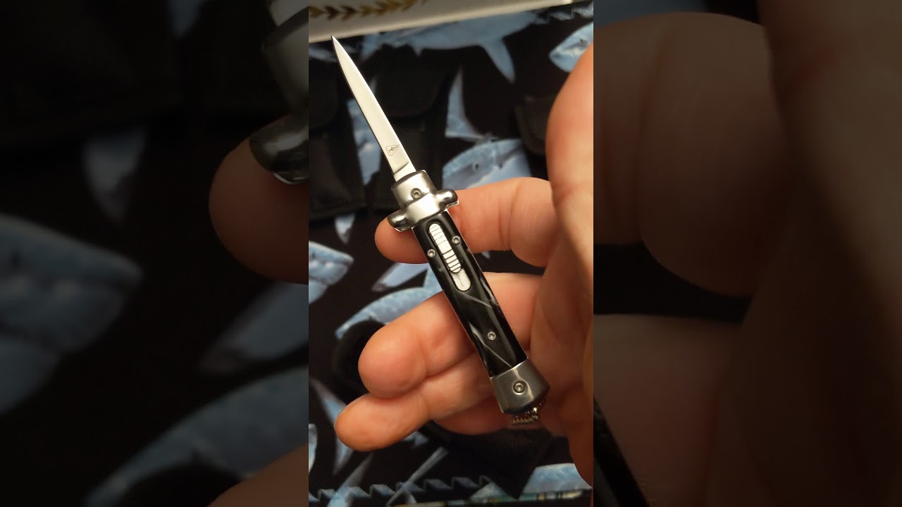 Delta Force Mini Stiletto Style D/A OTF Keychain Knife