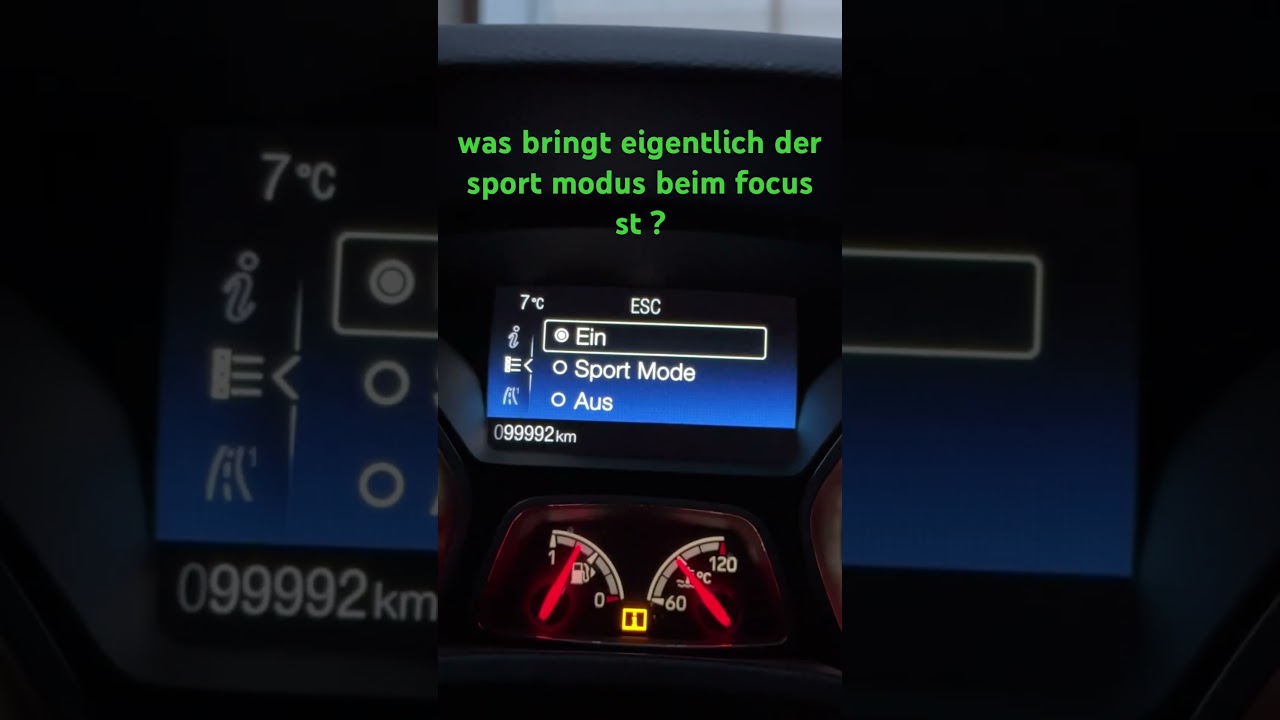 Was bringt der Sport Modus beim Ford Focus ST MK3 ? #focus #sport #mode