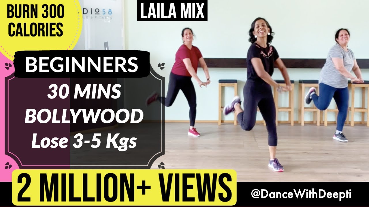 DWD#56 | 30mins Daily - Beginner Bollywood Dance Workout | Easy Exercise to Lose weight 3-5kgs