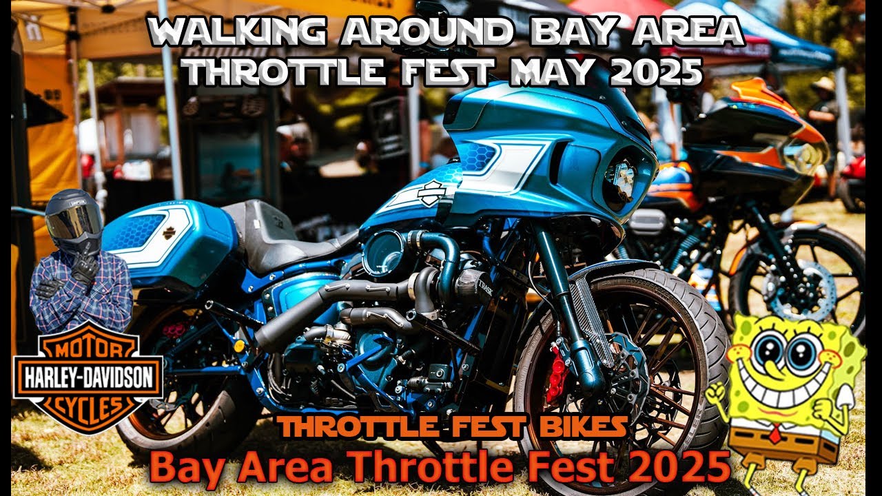 2025 Bay Area Throttle Fest - Walking Around Looking at Some Cool Bikes