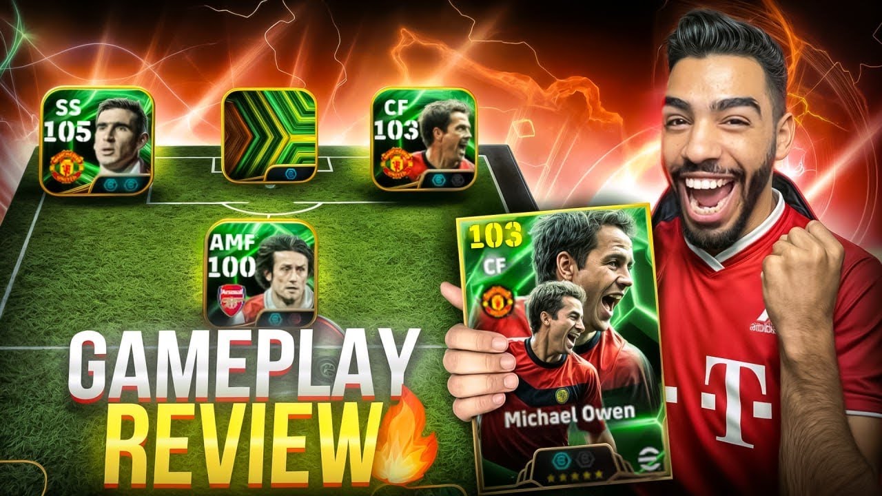 i played CANTONA + OWEN + ROSICKY in one squad 🔥eFootball 25 mobile