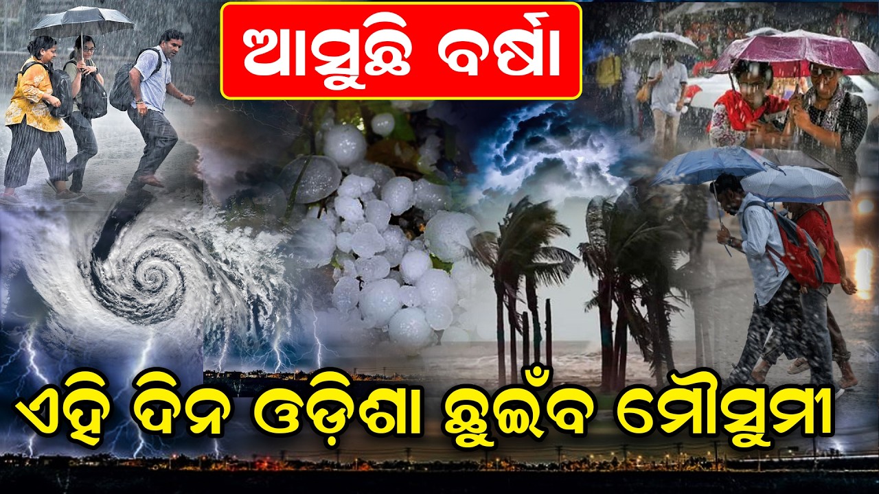 🔴LIVE | ଆସୁଛି ବଡ଼ ବର୍ଷା | Monsoon Update | IMD Alert | Weather news | Rain alert | Odia News Room
