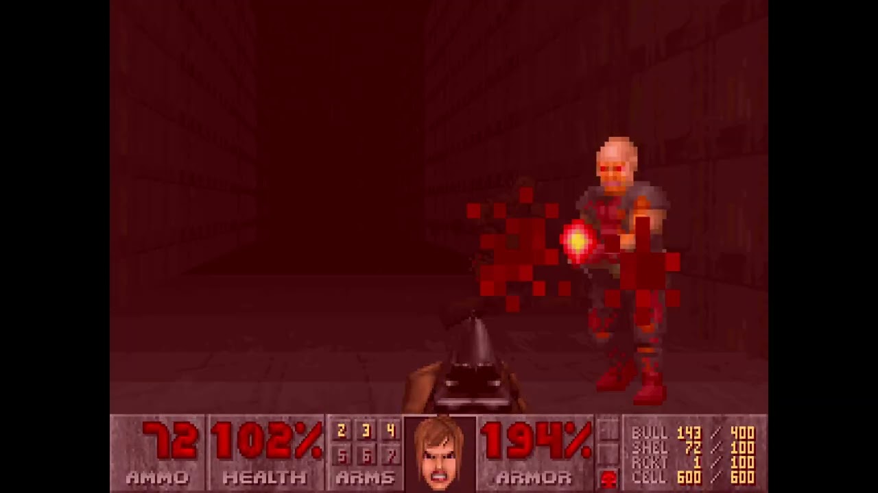 DOOM II - Retro Wadding Time - Roundbot - UV - First Try!