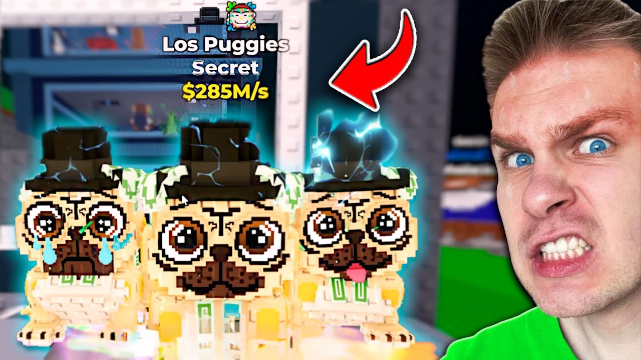 Ukradłem ⚠️ ($285M/s) LOS PUGGIES z *2x EFEKTY*🔥 w STEAL a BRAINROT w Roblox! 🤯