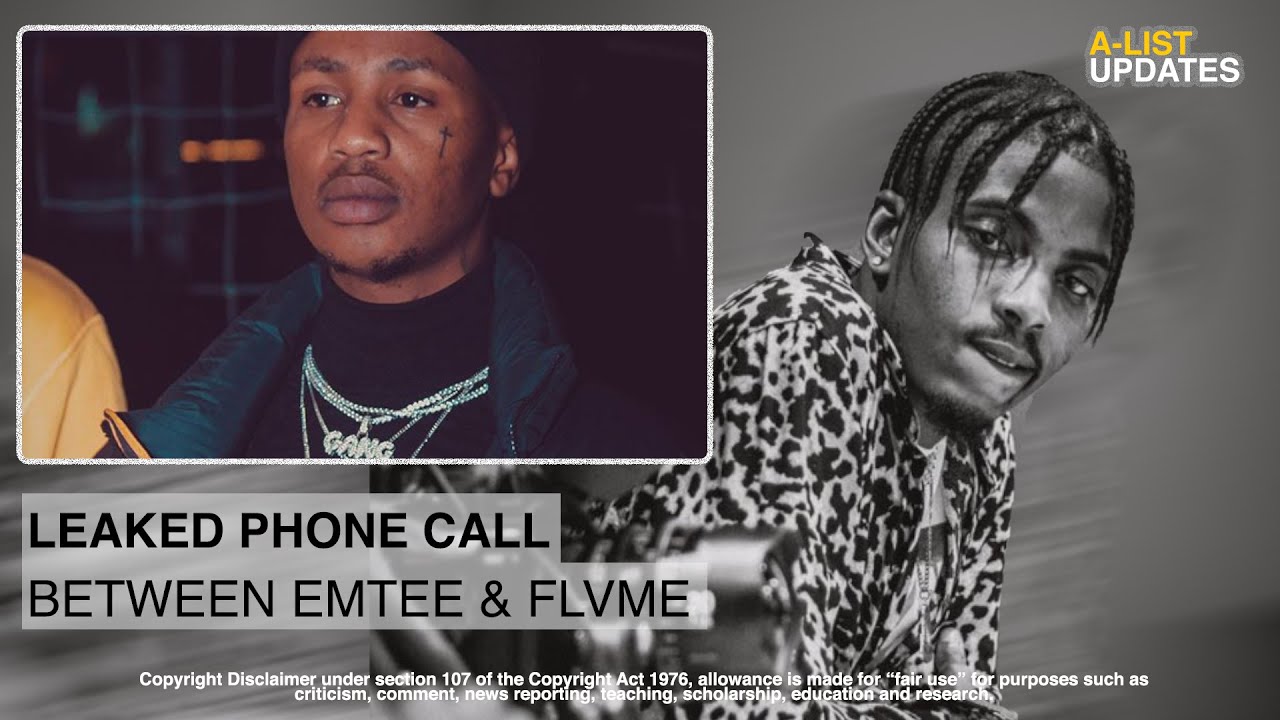 LISTEN: LEAKED Phone Call Between FLVME & EMTEE - FLVME Wants To Fight