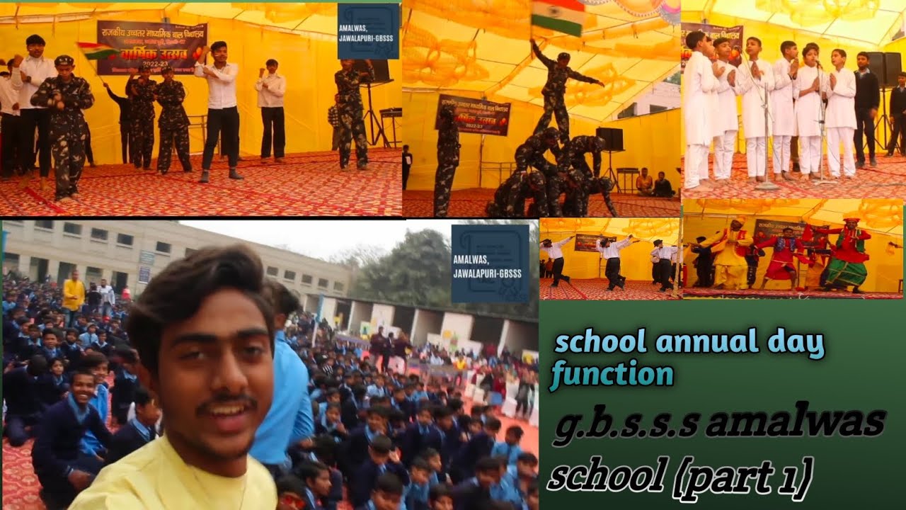 G.B.S.S.S Amalwas School annual day function 26 January || part 1