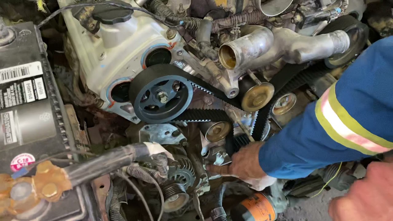 Isuzu rodeo tear down part 3.  Timing belt, tensioner, timing set