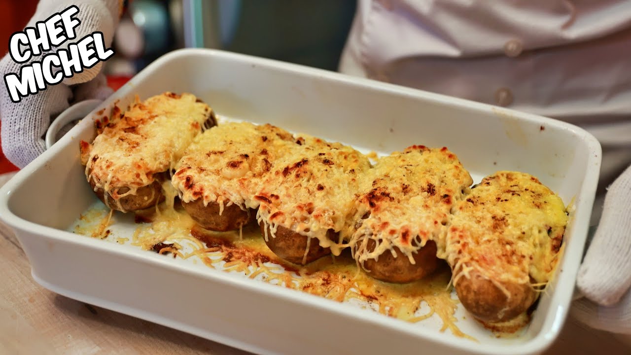 DES POMMES DE TERRE FARCIES | Recette facile, rapide, économique, et sans farce