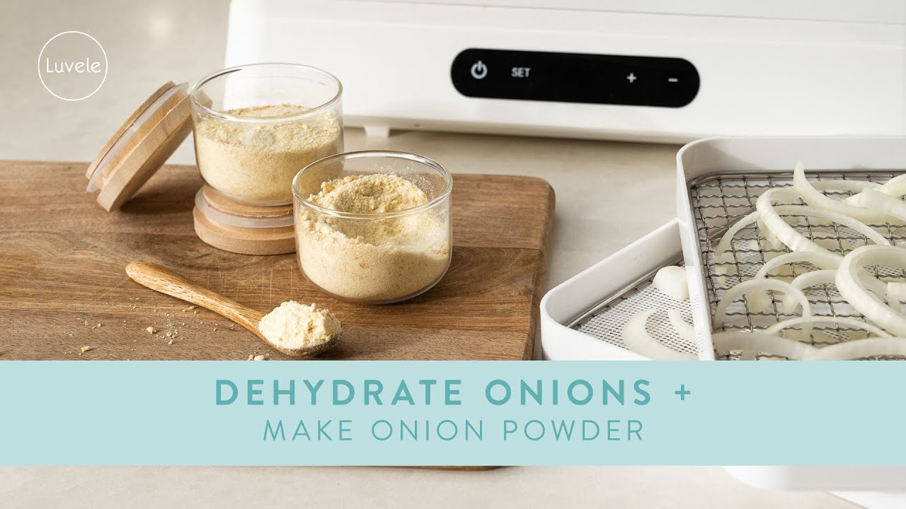 How to Dehydrate Onions and make ONION POWDER