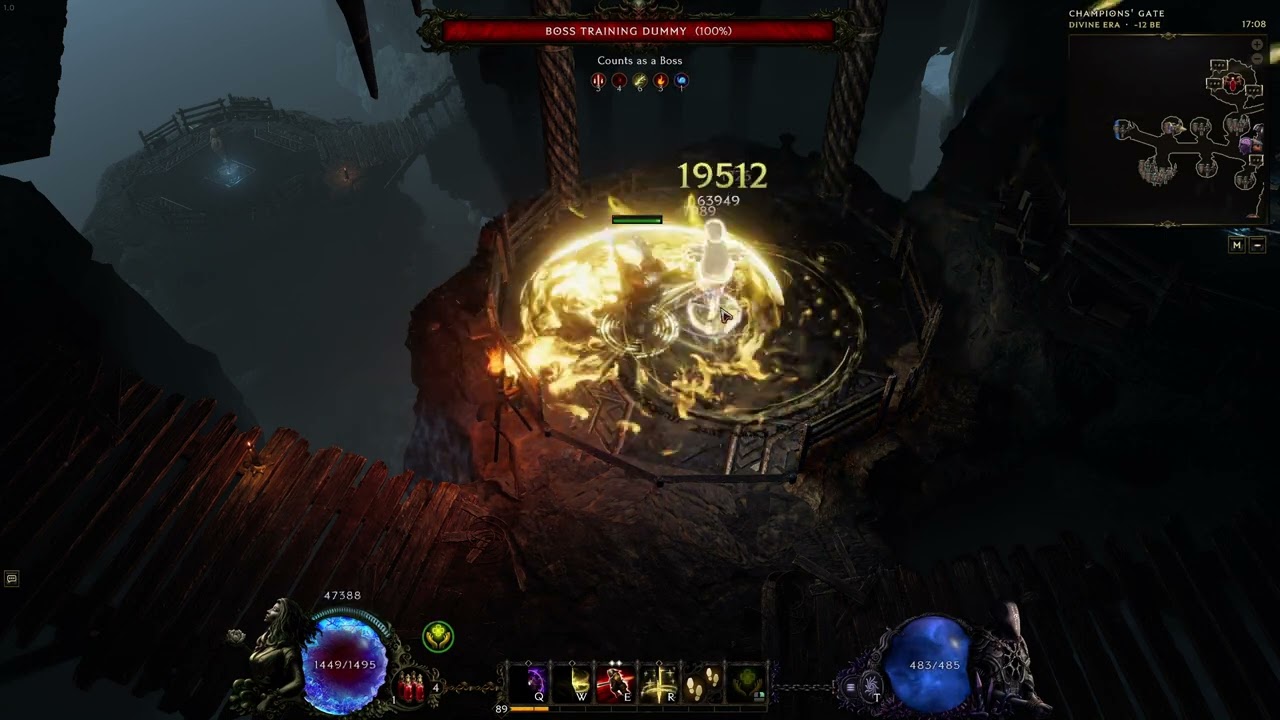 LE build judgement healing hands 50k ward, bad gear.
