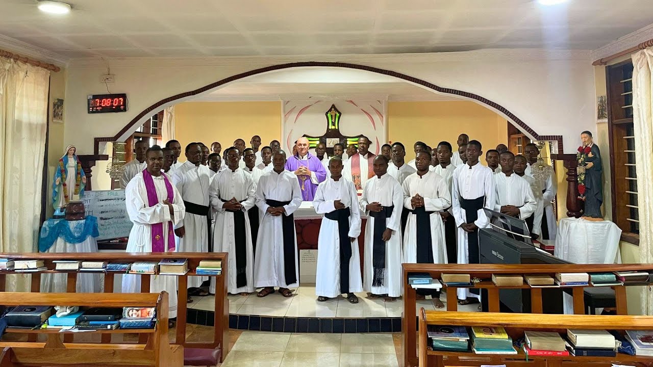 Vincentian seminarians sing and study in Morogoro, Tanzania