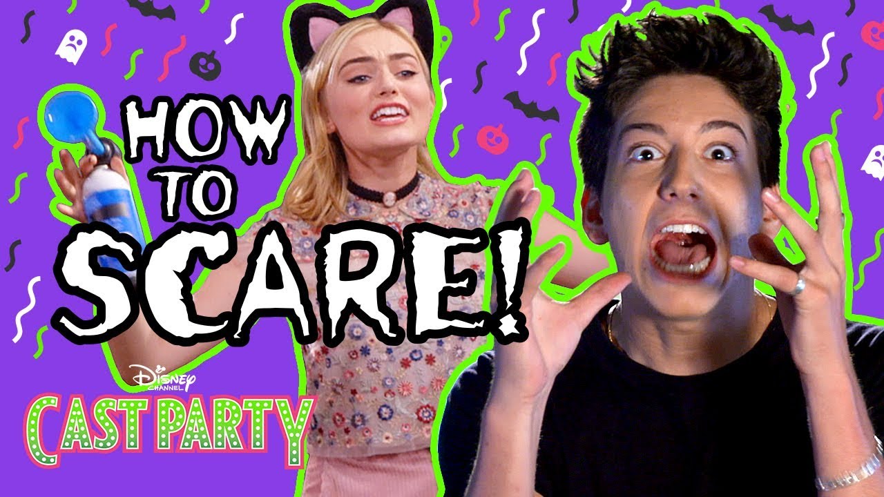 Milo Tries to Scare Meg! 😱| ZOMBIES Cast Party | ZOMBIES | @disneychannelmusic
