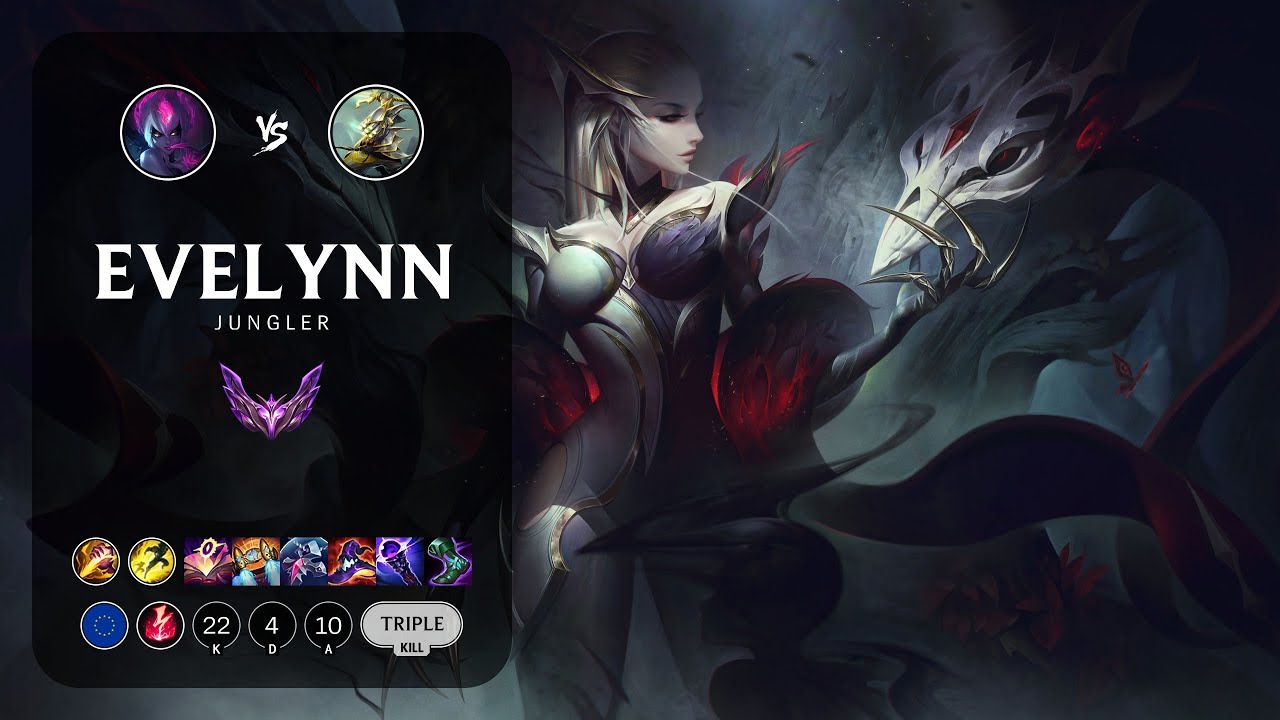 Evelynn Jungle vs Master Yi - EUW Master Patch 13.1