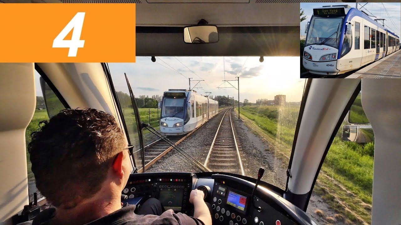 Tramdriver's POV | HTM RandstadRail 4: Lansingerland-Zoetermeer - Den Haag De Uithof | 2024