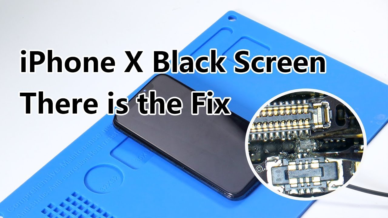 How to Repair iPhone X No Display/Black Screen Problem | Motherboard Repair