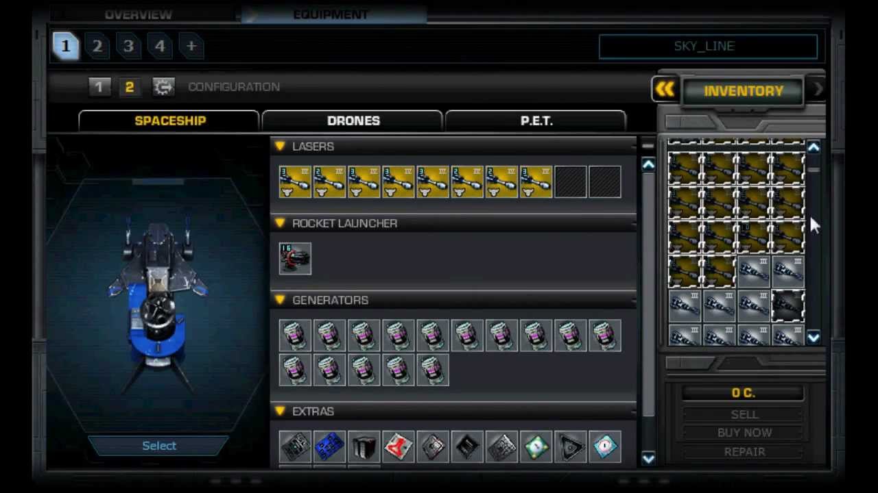 DarkOrbit - 1x cubikon cutting tactic