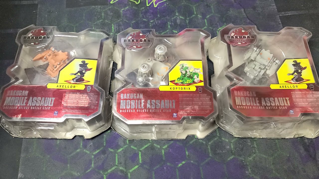 CLASSIC BAKUGAN GUNDALIAN INVADERS MOBILE ASSAULT TRIPLE UNBOXING! HAOS SUBTERRA AXELOR KOPTORIX!