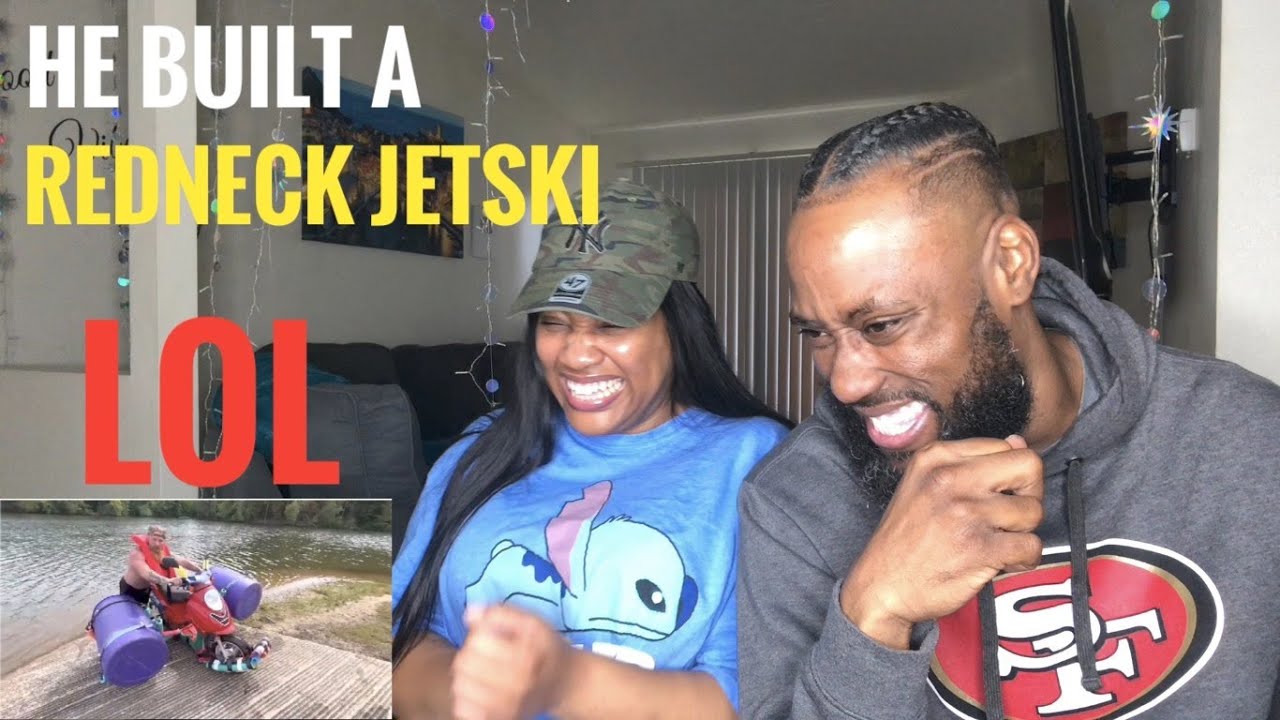 HE BUILT A  REDNECK JESKI LOL!!! (A MUST SEE)