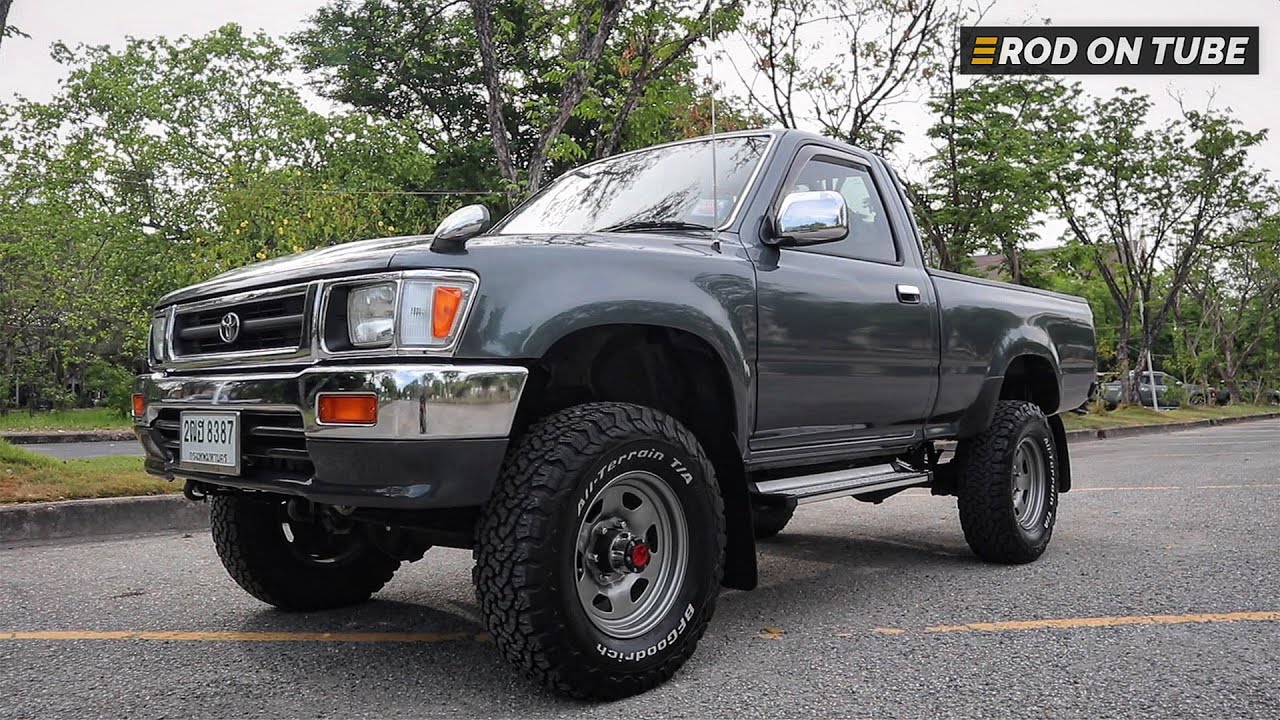 สวยกริ๊บเหมือนย้อนเวลา Toyota Hilux YN100 เบิกอะไหล่ใหม่จาก Toyota Japan เกือบทั้งคัน - Rod On Tube