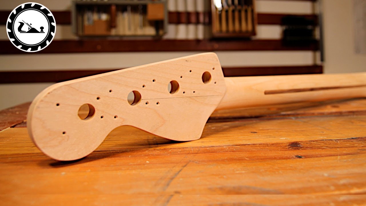 Precision Bass Build Episode 8: Neck carve.