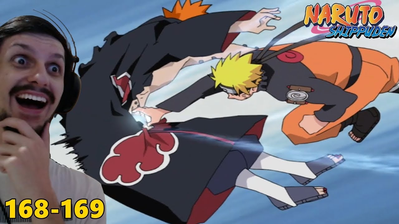 NARUTO DERROTA PAIN | Primeira Vez Assistindo Naruto Shippuden (Episódios 168 e 169)