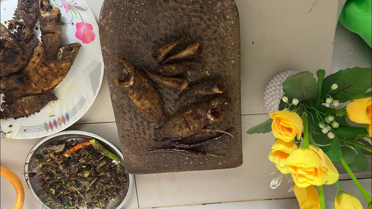 আজকে টাকি মাছের ভর্তা বানাইলাম পাটাই বেটে । 