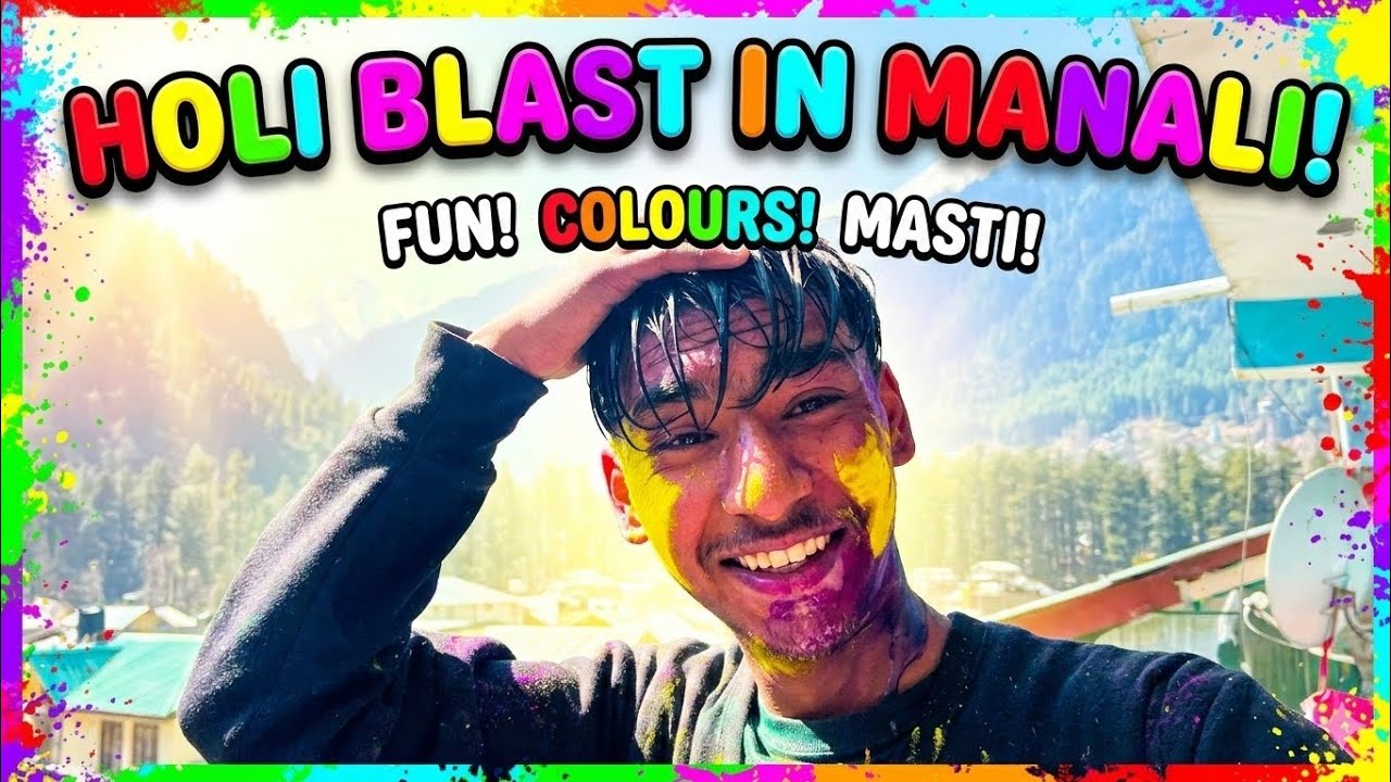 Holi party yaa yaa 🥰🥰