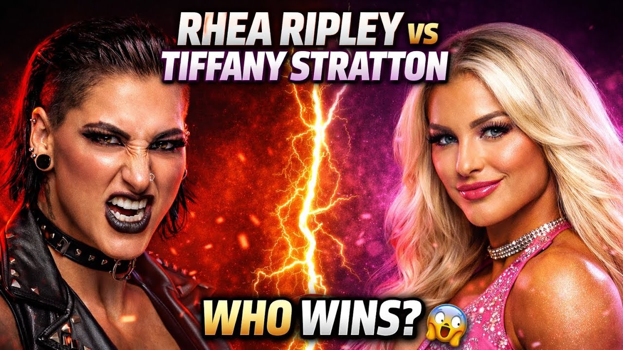 Rhea Ripley vs Tiffany Stratton Full Match 💥 WWE2K25 #wwe #wwe2k25 #wwewomens 