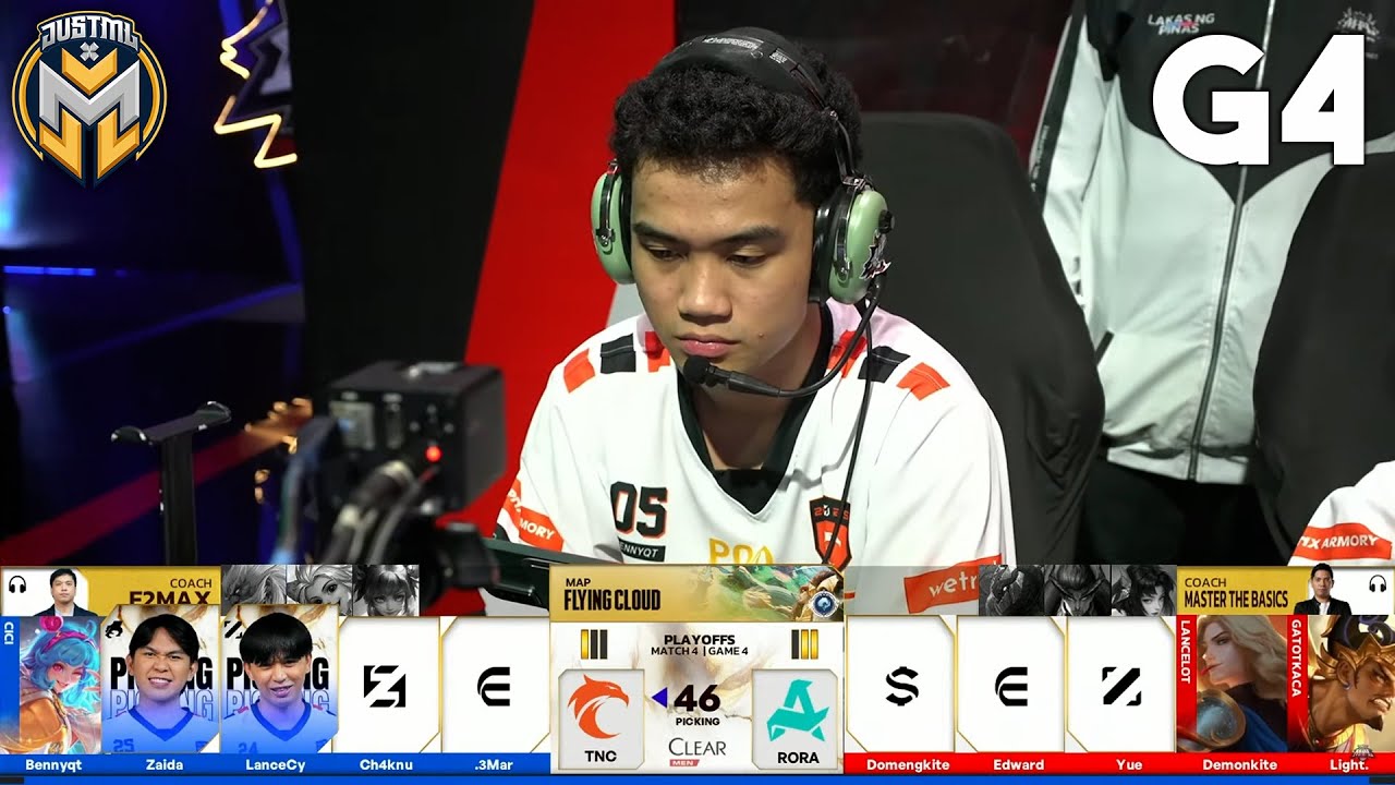 RORA VS TNC GAME 4 | PLAYOFFS DAY 2 | MPL PH SEASON 16