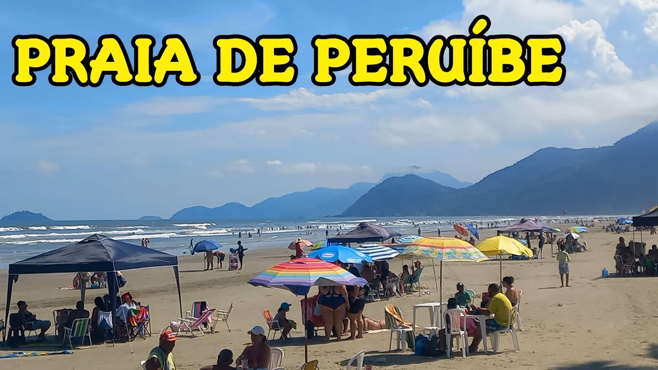 PERUÍBE HOJE - PLENO DOMINGÃO DE MUITO SOL NO LITORAL SUL 