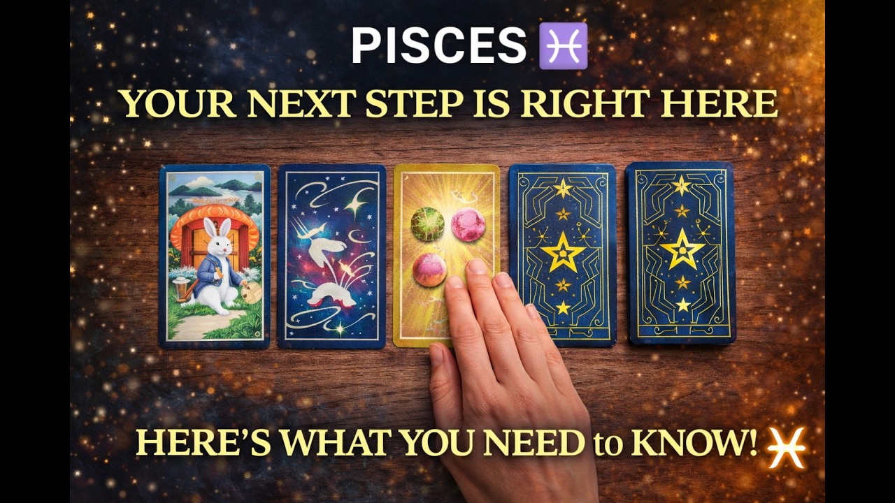 Pisces ♓ The Door Is Open — Will You Walk Through? 🐇 Follow the White Rabbit Spread