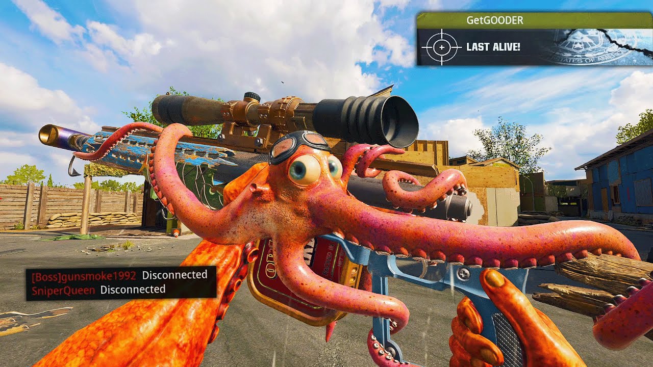 They put an OCTOPUS on my GUN and it made the SNIPER QUEEN rage quit 😂