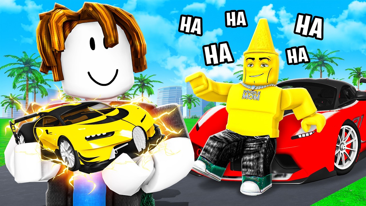 I Pretended to be a NOOB, Then used a $9,871,653 SUPERCAR (Roblox Driving Empire)