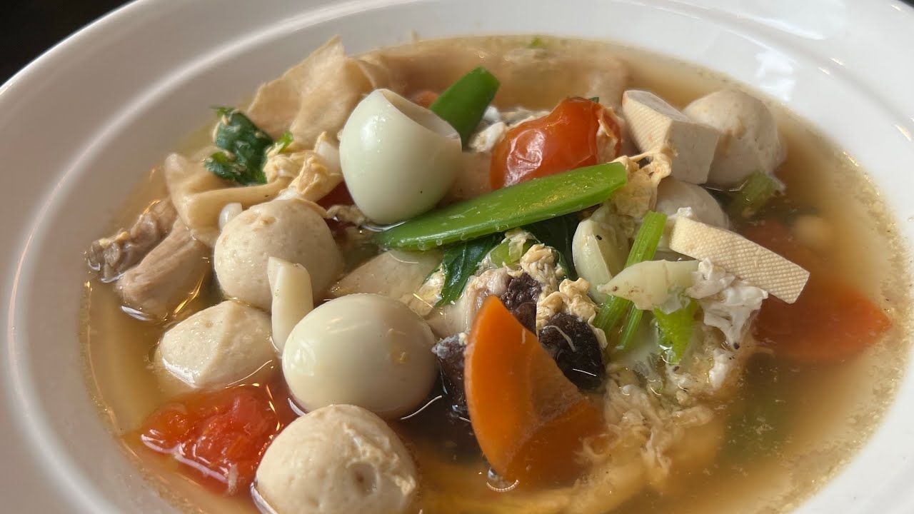 ၁၂ မျိုးဟင်းချို  Burmese’s Vegetable  Soup