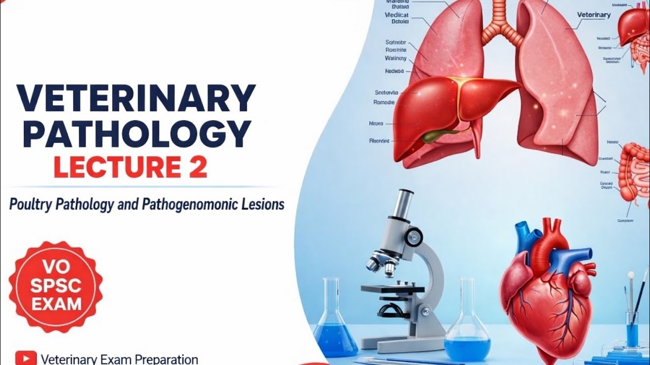 Veterinary Pathology Lecture 2| Poultry Pathology| Hindi-Urdu| Veterinary Officer Exam SPSC 