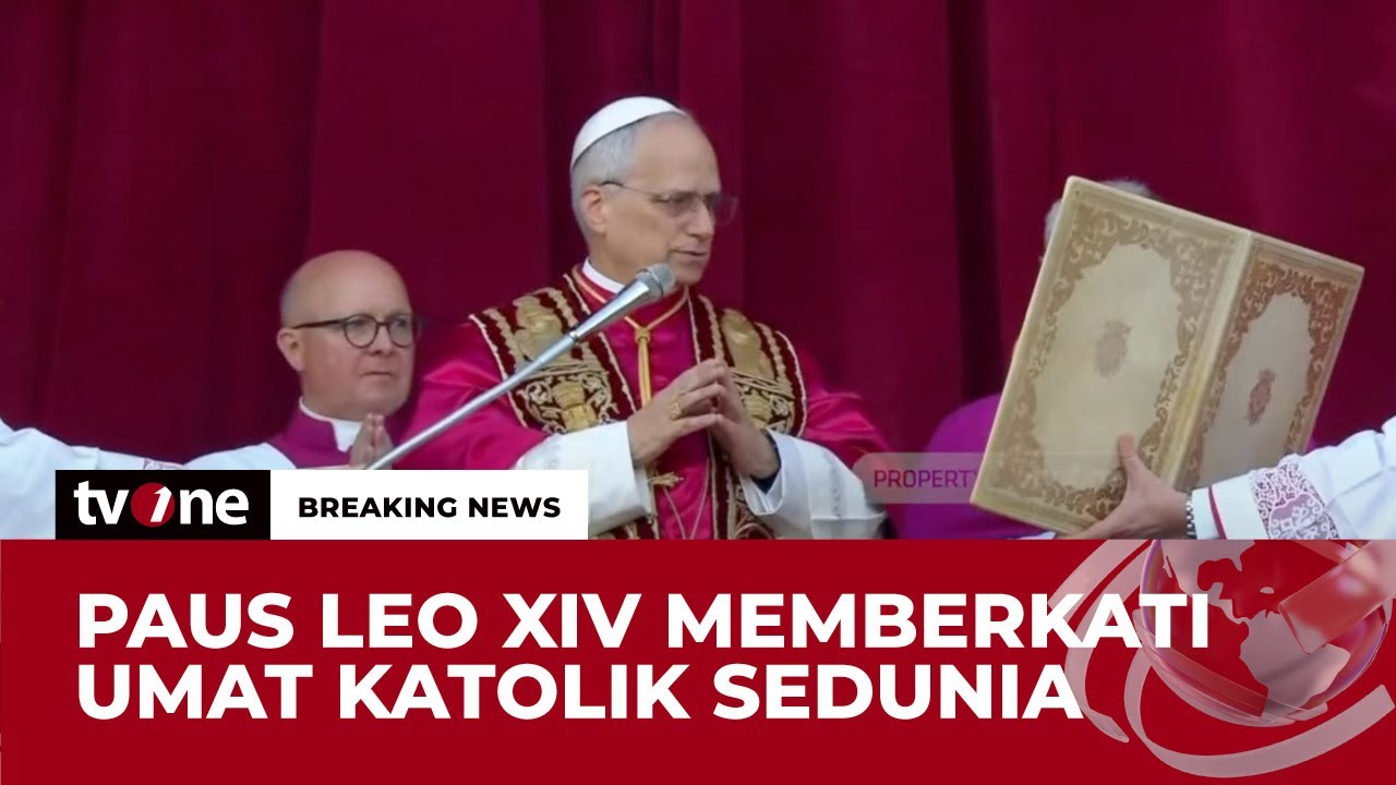 Paus Leo XIV Memberkati Umat Katolik Sedunia | Breaking News tvOne